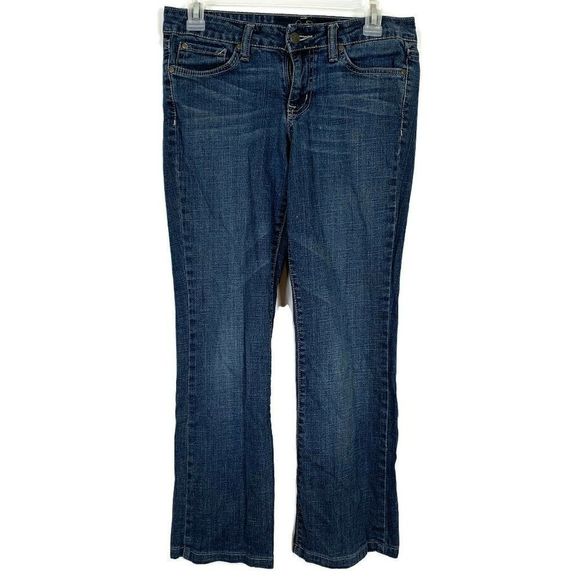JESSICA SIMPSON Sunset Bootleg Denim Blue Jeans 27 - Picture 1 of 5